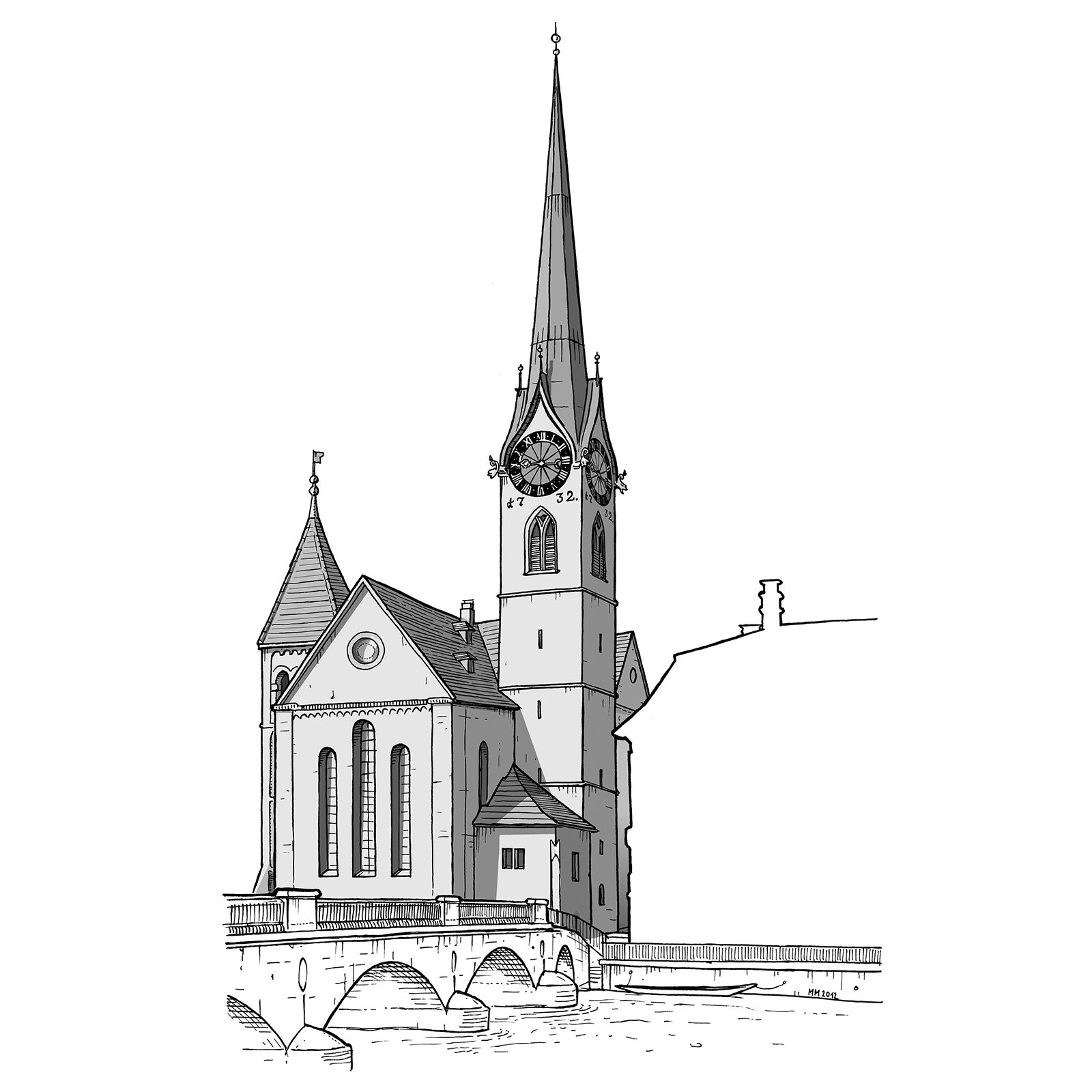 Rekonstruktion Fraumünster
