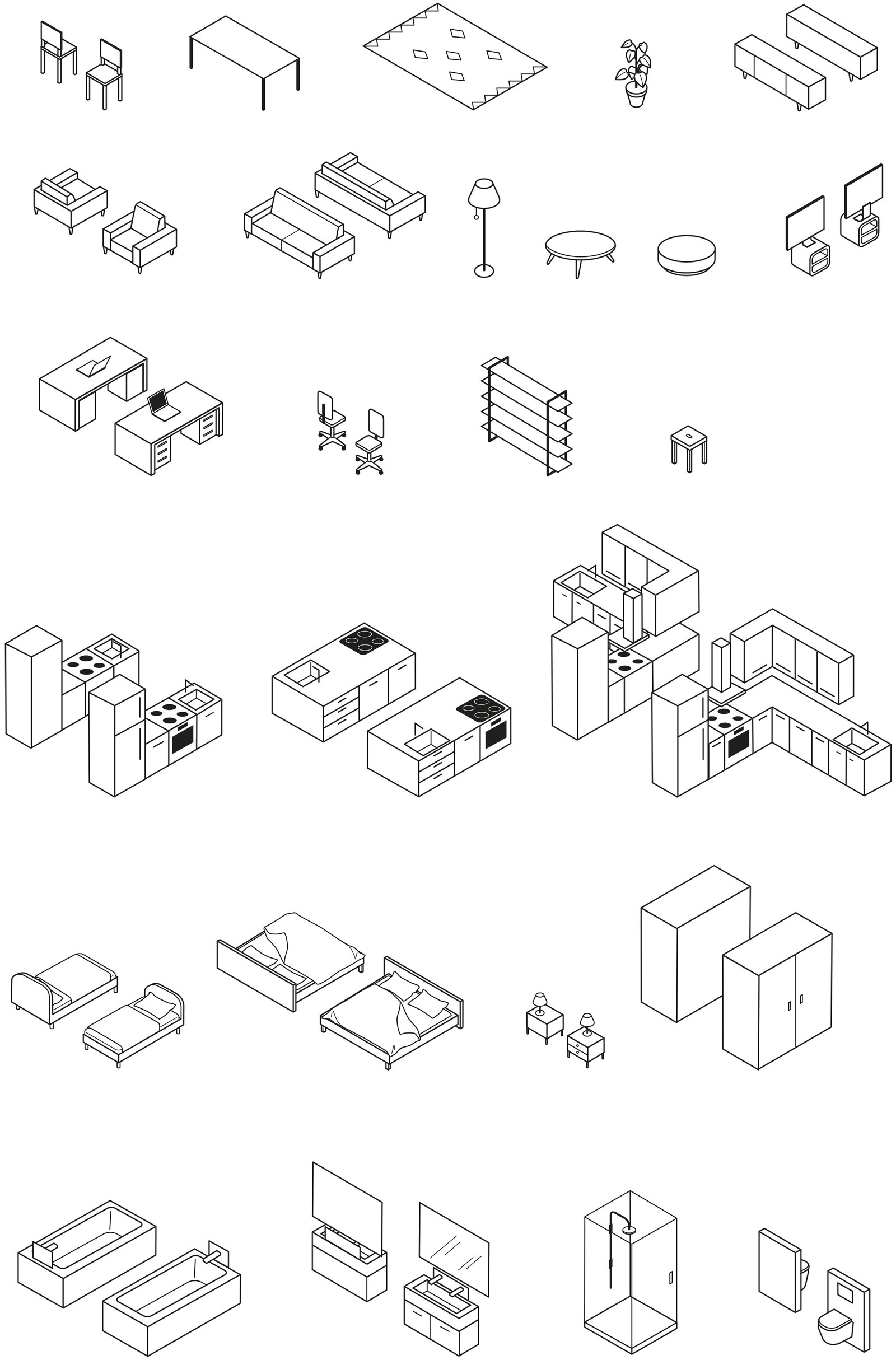 oculus-illustration-architektur-ausstellung-zeichnung-isometrie-wohnen-moebel