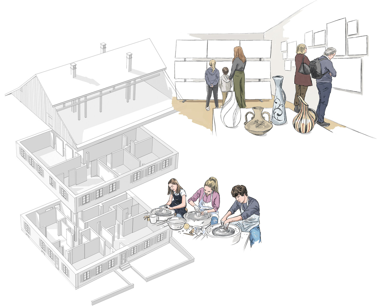 oculus-illustration-architektur-visualisierung-ortsmuseum-ausstellung