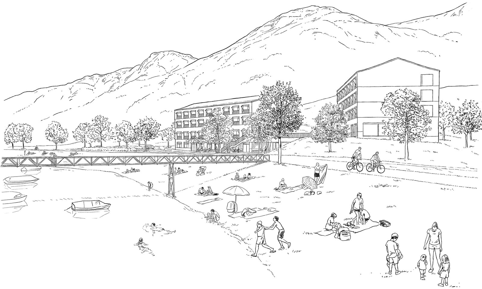 oculus-illustration-architektur-visualisierung-zeichnung-kitarchitects-hotel-rhodannenberg-totale