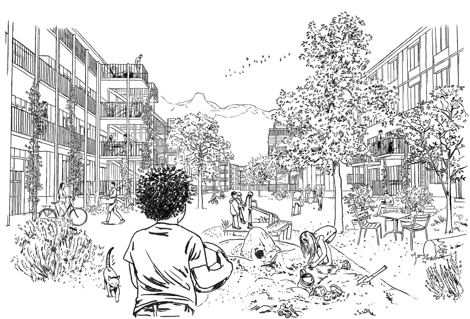 oculus-illustration-architektur-visualisierung-zeichnung-luna-siedlung-freistatt-thun-2