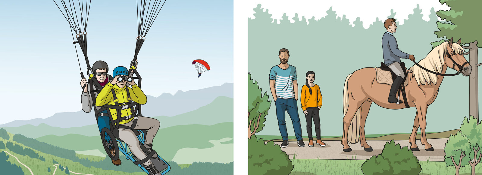 oculus-illustration-bkw-corporateillustration-vektor-mobilitaet-fallschirm