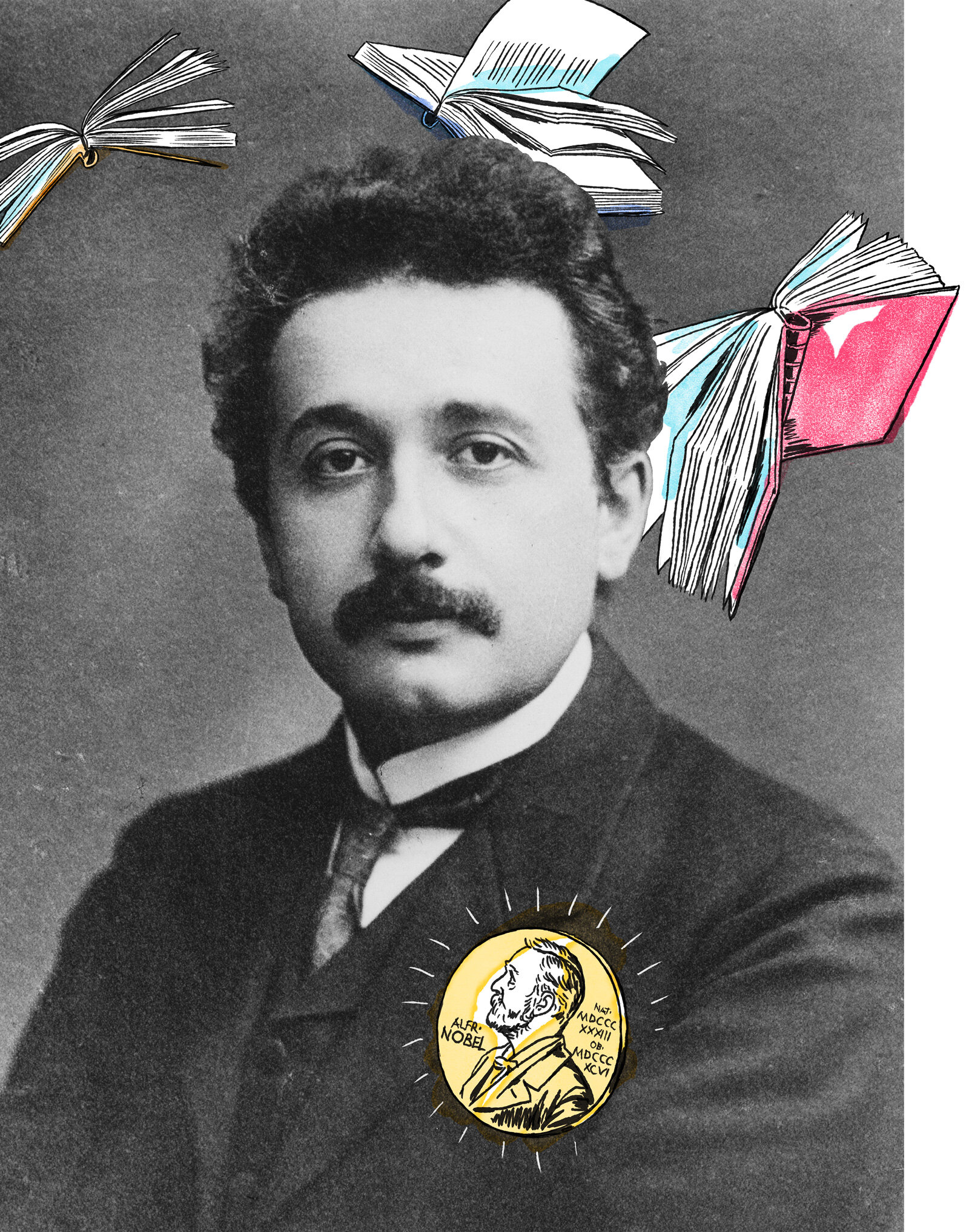 oculus-illustration-editorial-eth-life-einstein-collage-nobelpreis