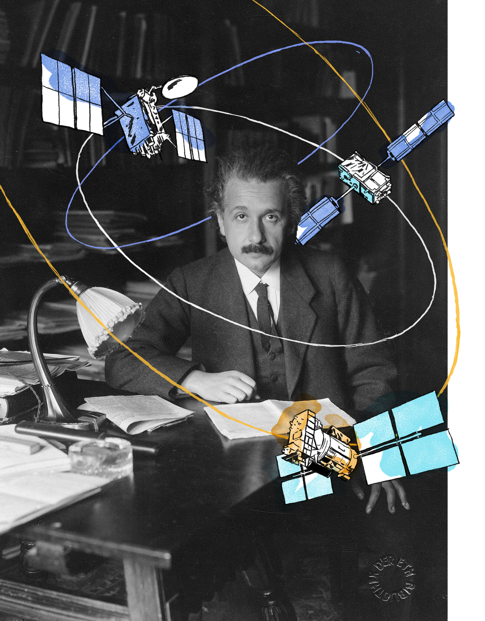 oculus-illustration-editorial-eth-life-einstein-collage-satelliten