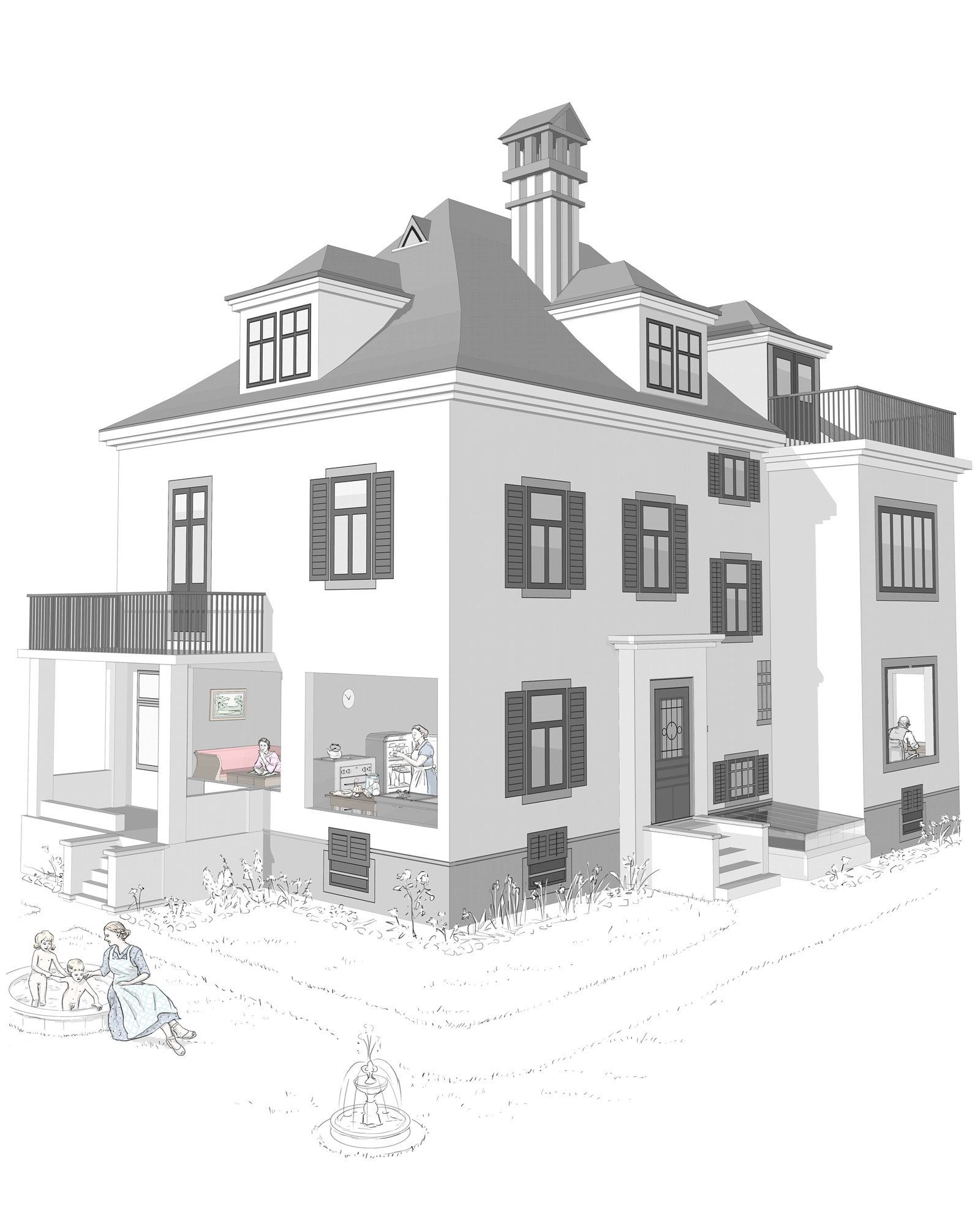 oculus-illustration-embrach-1950-villa