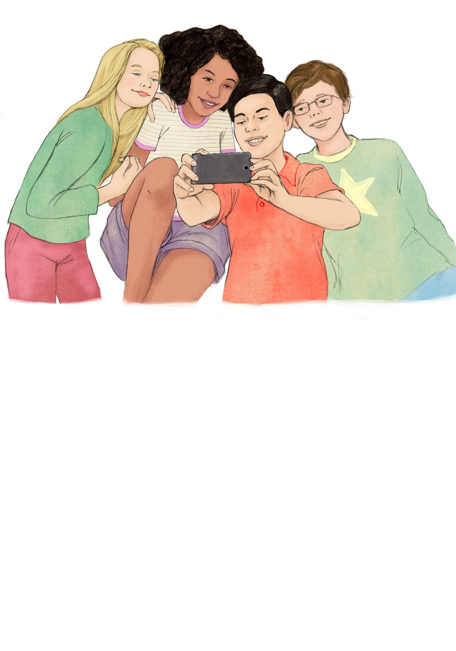 oculus-illustration-epilepsie_gruppenbild_selfie