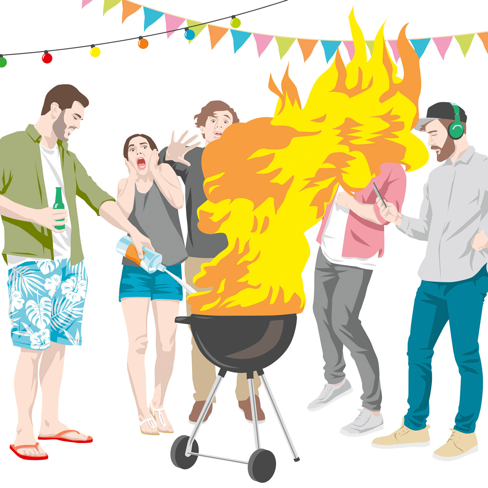 Grillunfälle