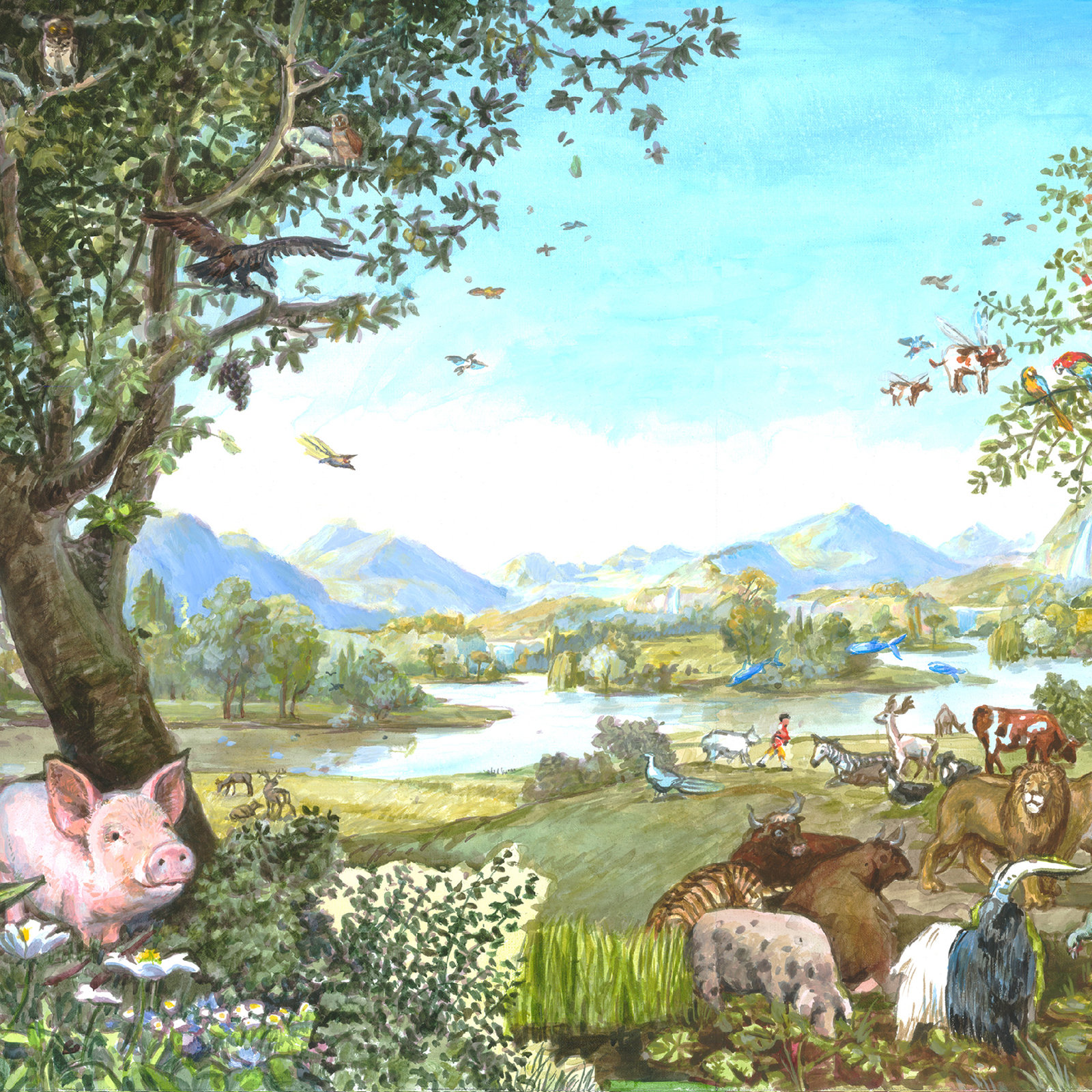 Panoramaillustration