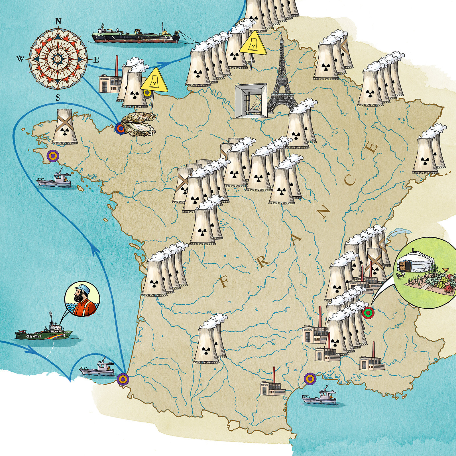 Infografik Frankreich