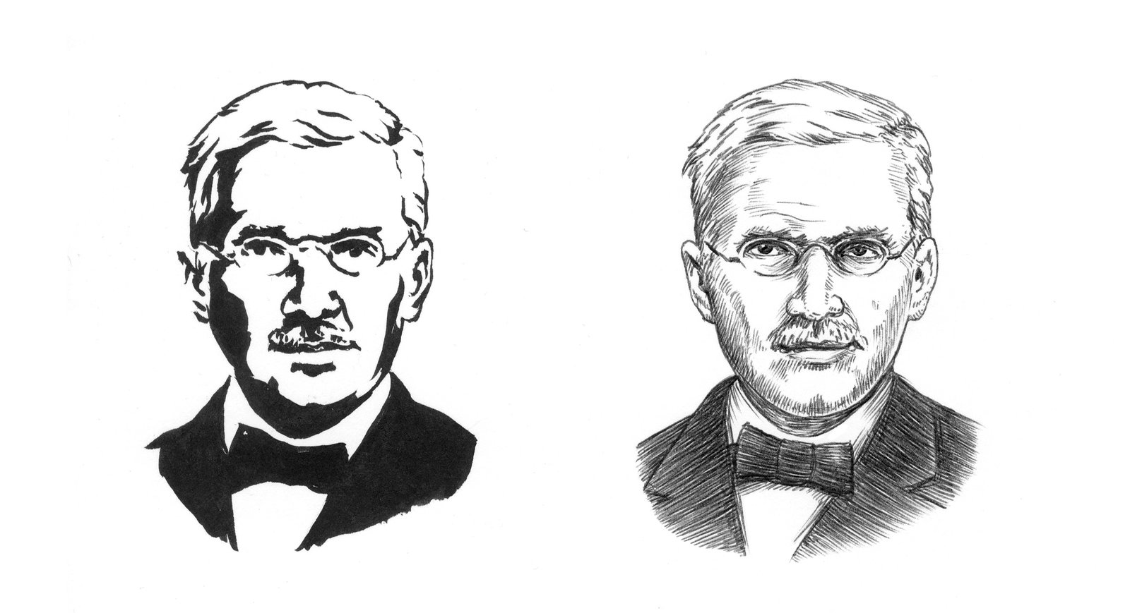 oculus-illustration-raiffeisen-logo-kaffeehaus-friedrich-portrait-entwuerfe