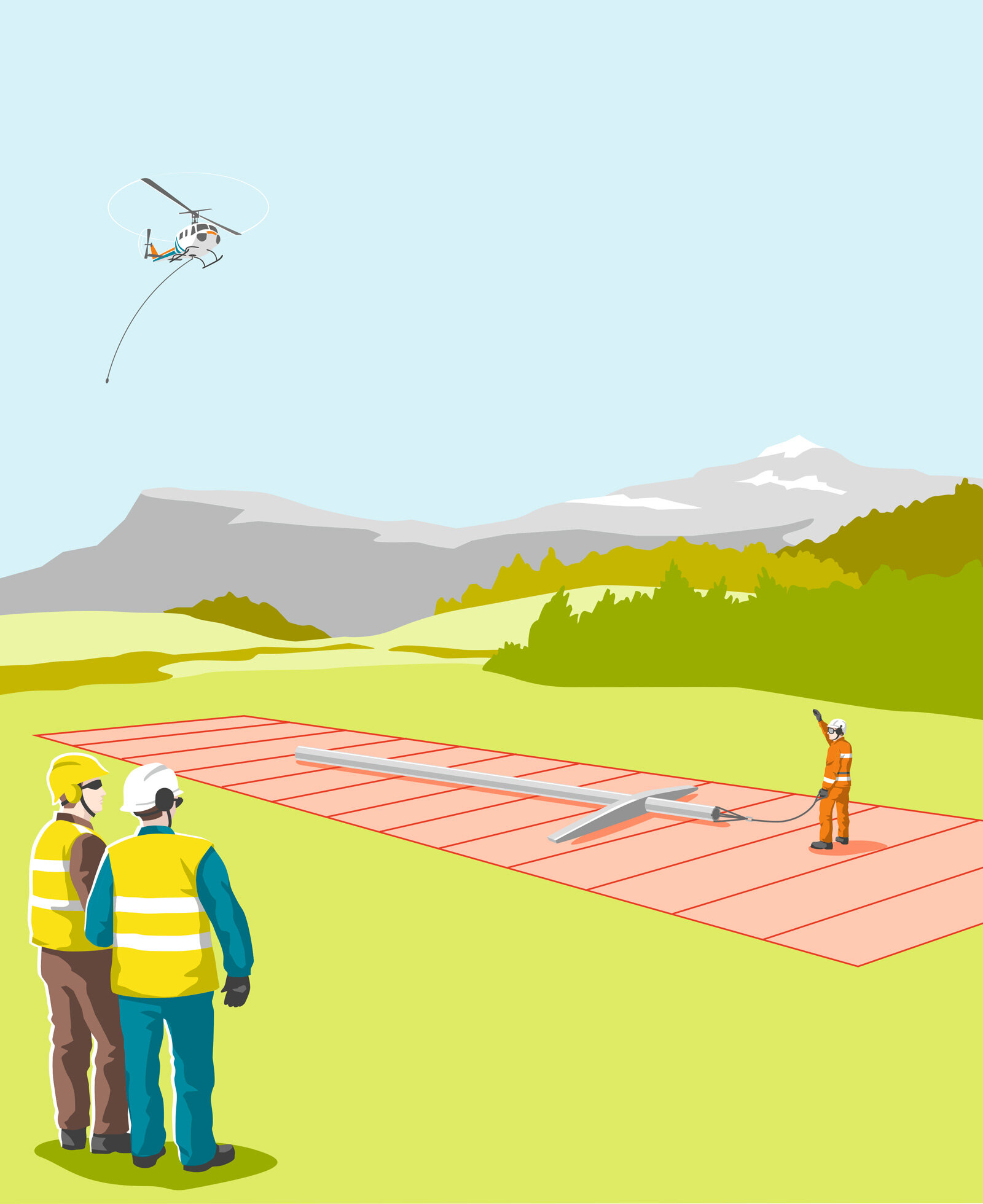 oculus-illustration-suva-helikopter-bodenpersonal-manual-gefahrenbereich