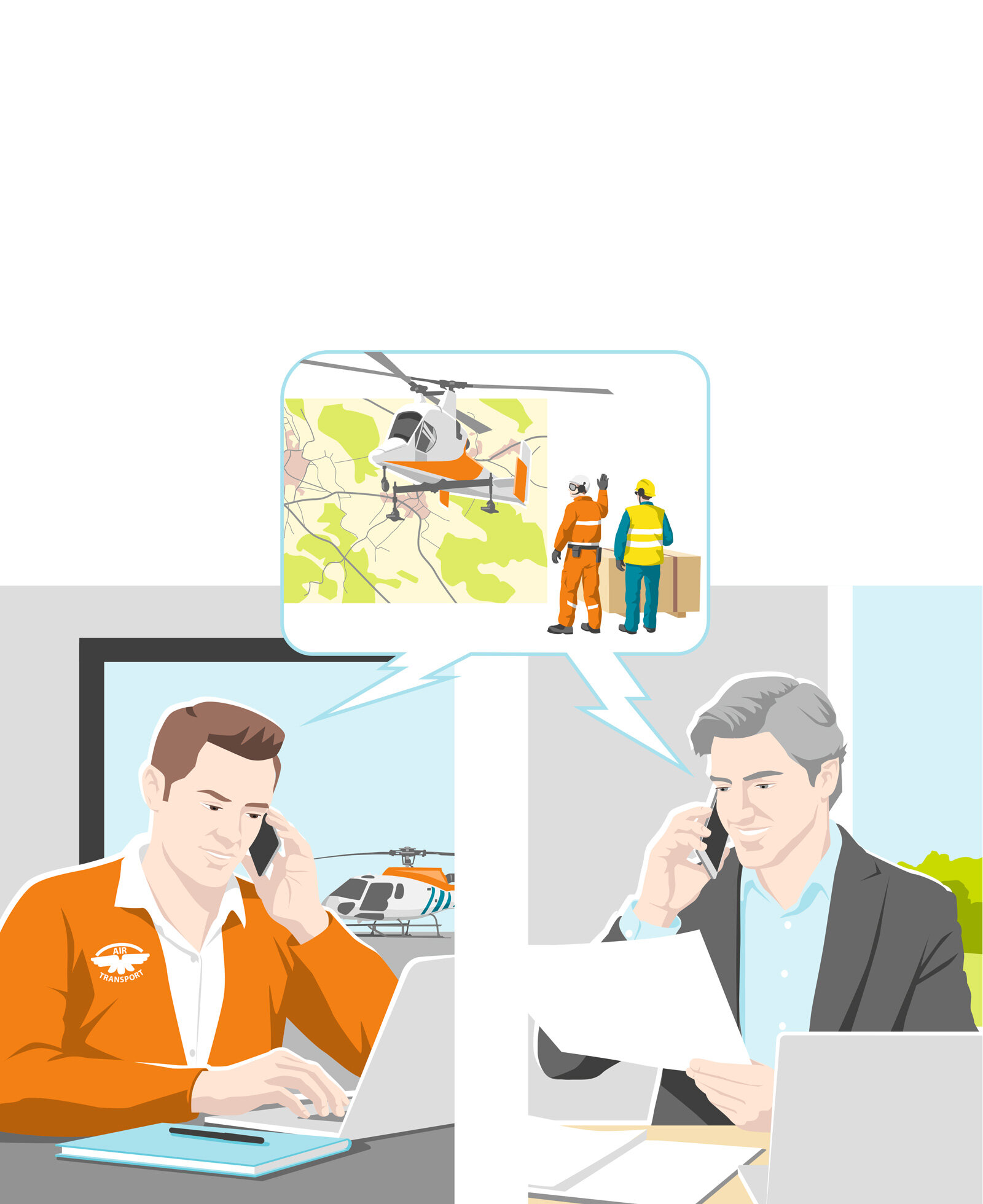 oculus-illustration-suva-helikopter-bodenpersonal-manual-planung