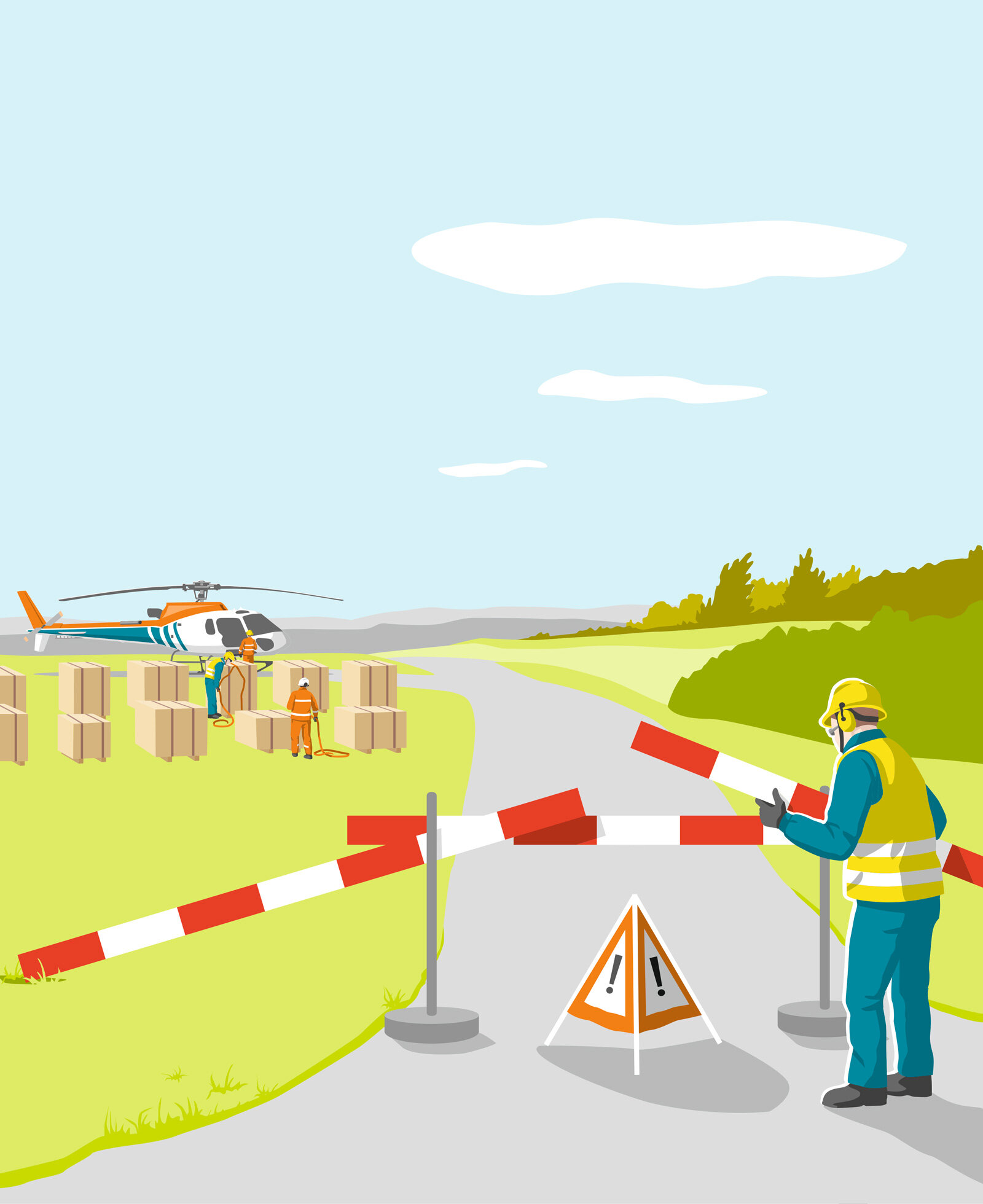 oculus-illustration-suva-helikopter-bodenpersonal-manual-sicherung