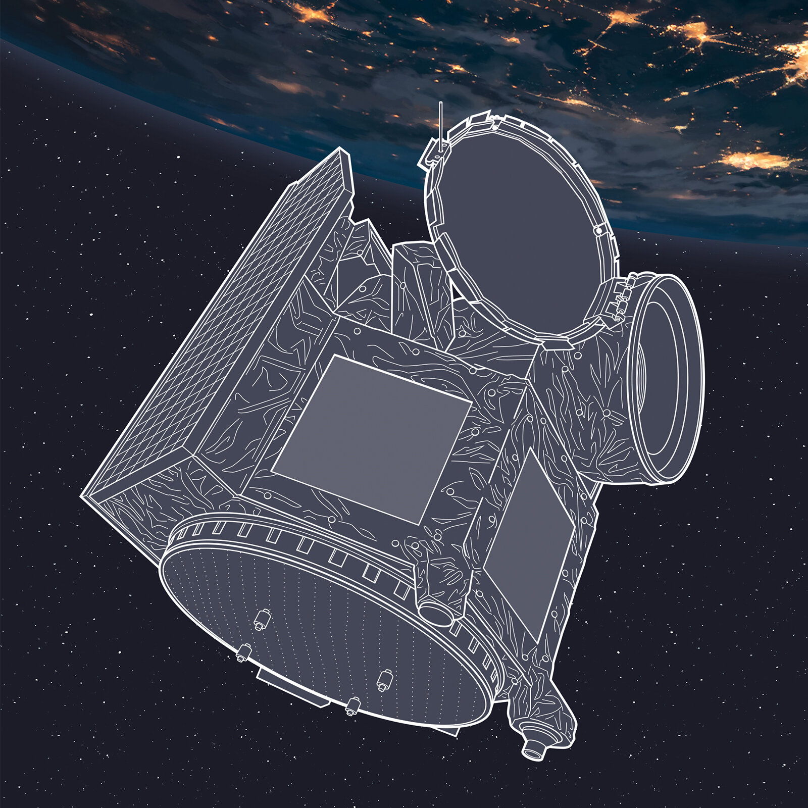 Infografik Weltraumforschung