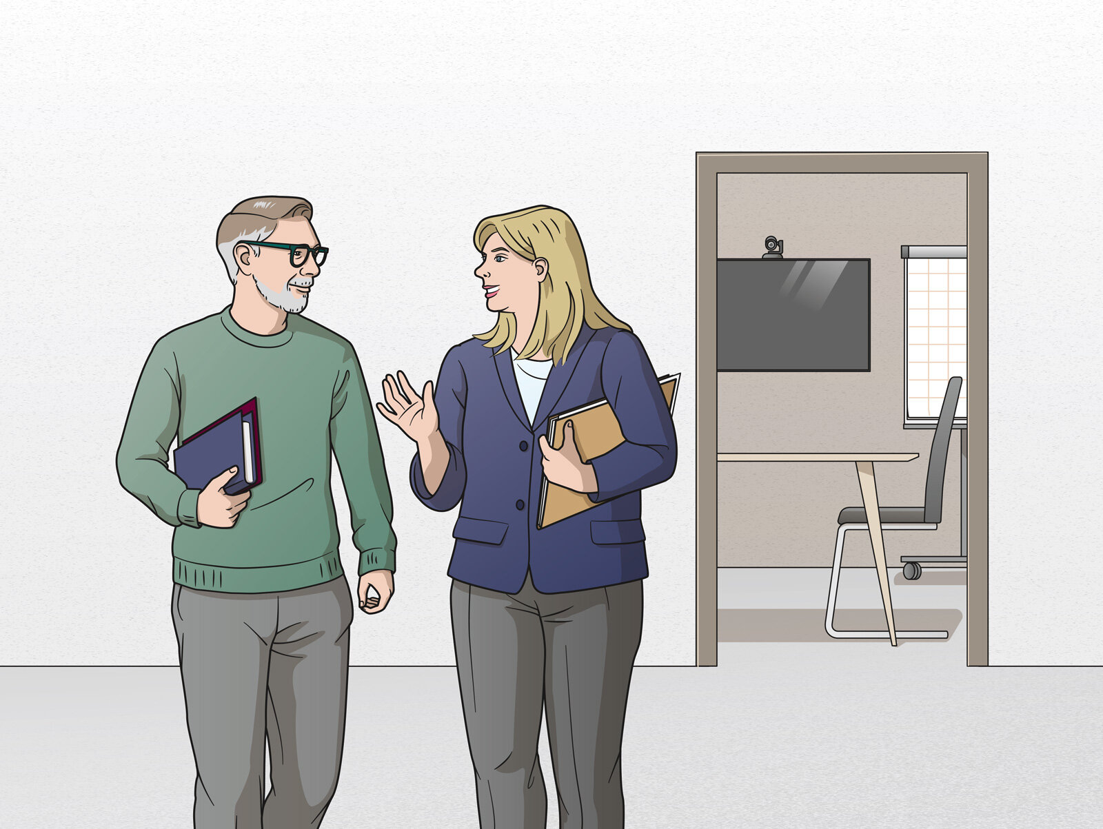 oculus-illustration-vektor-bkw-elearning-verhaltenscodex-buero-1