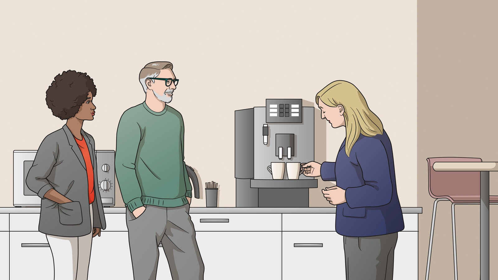 oculus-illustration-vektor-bkw-elearning-verhaltenscodex-cafeteria-1