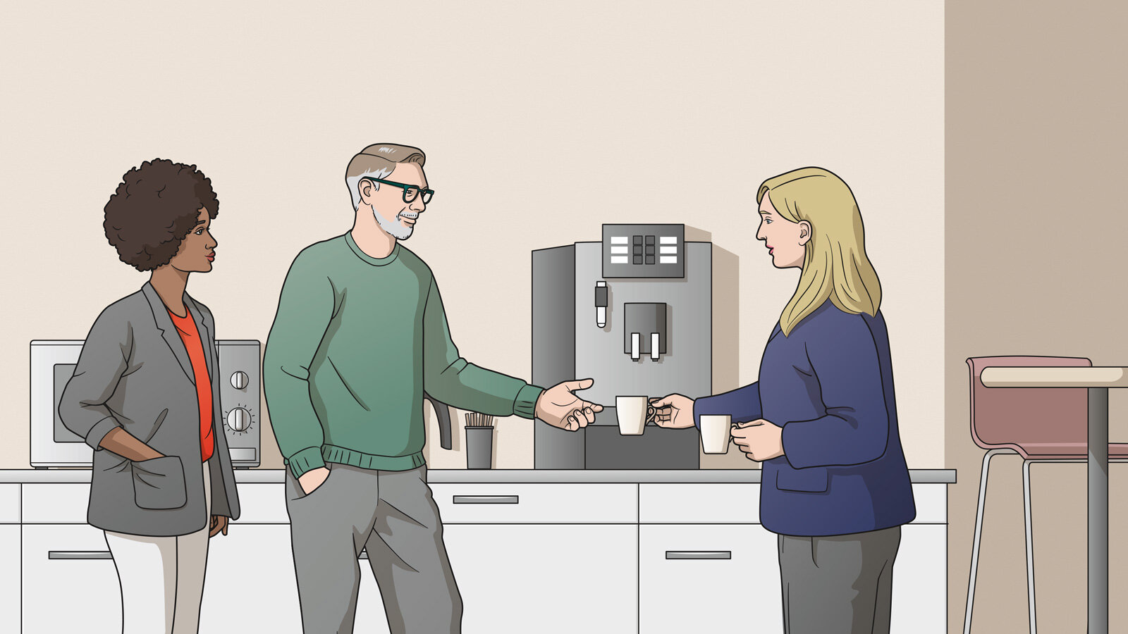 oculus-illustration-vektor-bkw-elearning-verhaltenscodex-cafeteria-2