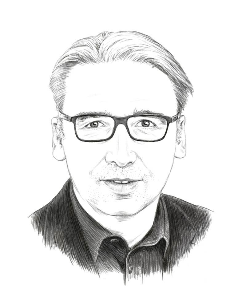 oculus-illustration-editorial-autorenportrait-beat-reichlin-zeichnung