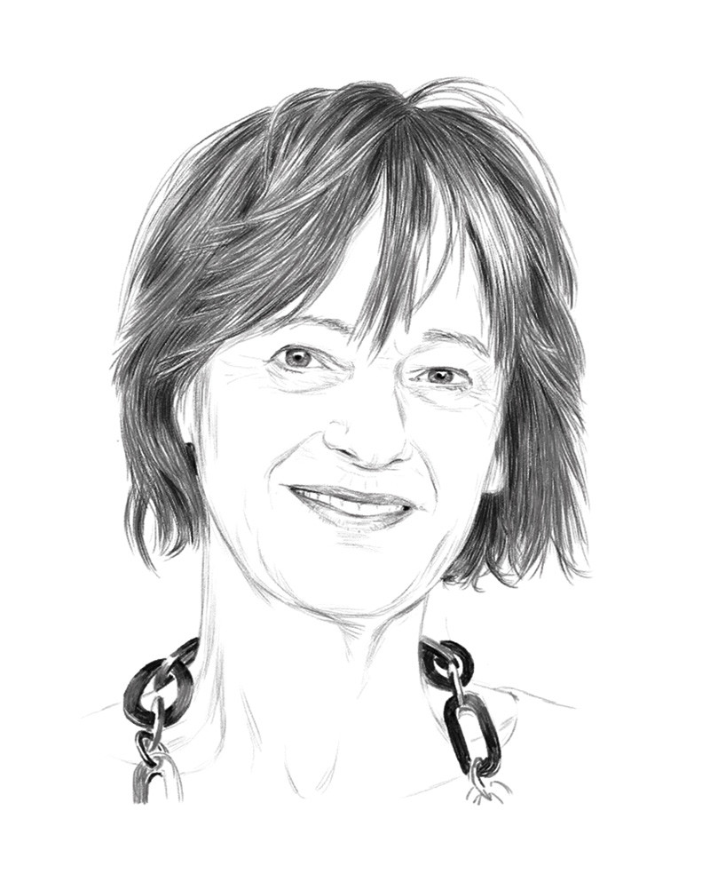 oculus-illustration-editorial-autorenportrait-kitty-cassee-zeichnung